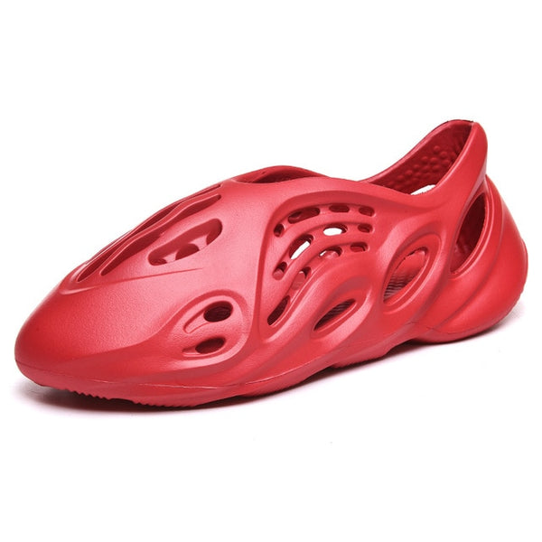 Summer men casual sandals outdoor women beach shoes fashion indoor slippers high quality lazy Hole shoes couple 35-48 multicolor