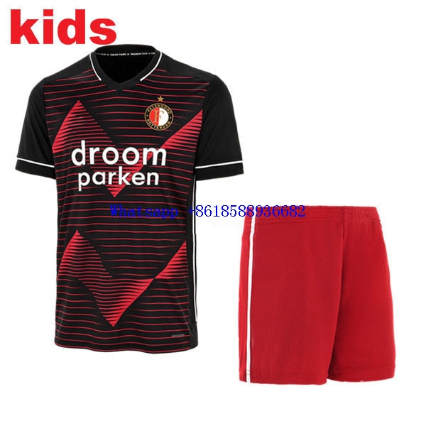 new 20 21KIDS kit home Away FeyenoordES soccer jerseys V.PERSIE JORGENSEN Berghuis VILHENA boys kids kit football shirt