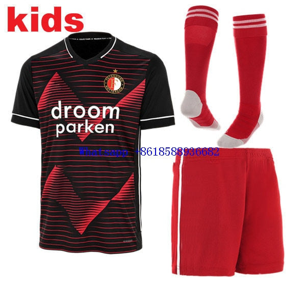 new 20 21KIDS kit home Away FeyenoordES soccer jerseys V.PERSIE JORGENSEN Berghuis VILHENA boys kids kit football shirt