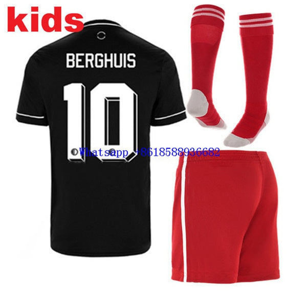 new 20 21KIDS kit home Away FeyenoordES soccer jerseys V.PERSIE JORGENSEN Berghuis VILHENA boys kids kit football shirt