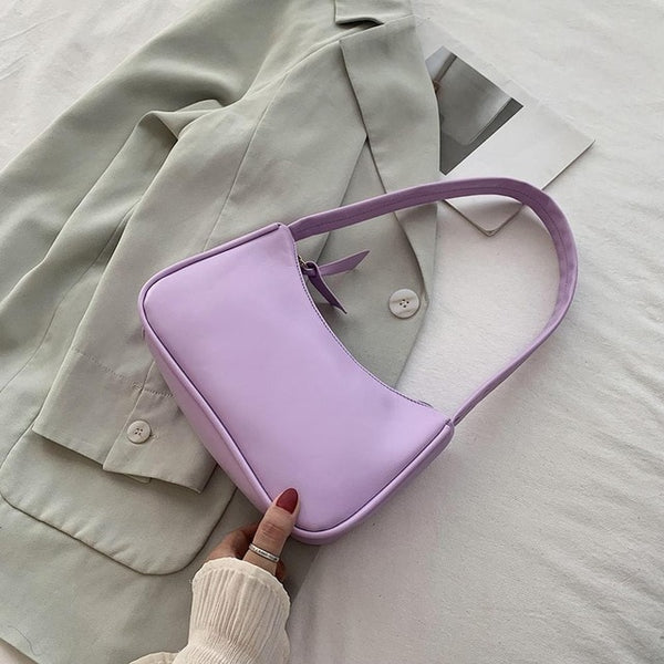 Vintage Retro Totes Bags For Women 2020 Fashion Handbag Soft Leather Female Small Subaxillary Bag Casual Retro Mini Shoulder Bag