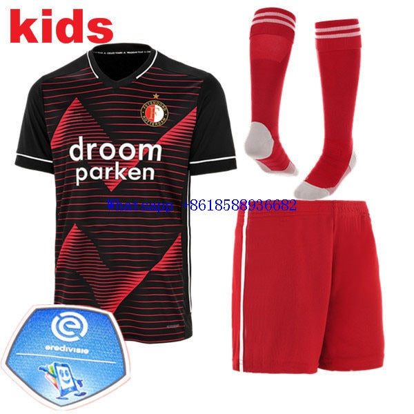 new 20 21KIDS kit home Away FeyenoordES soccer jerseys V.PERSIE JORGENSEN Berghuis VILHENA boys kids kit football shirt