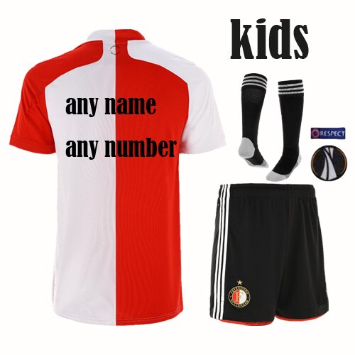 new 20 21KIDS kit home Away FeyenoordES soccer jerseys V.PERSIE JORGENSEN Berghuis VILHENA boys kids kit football shirt