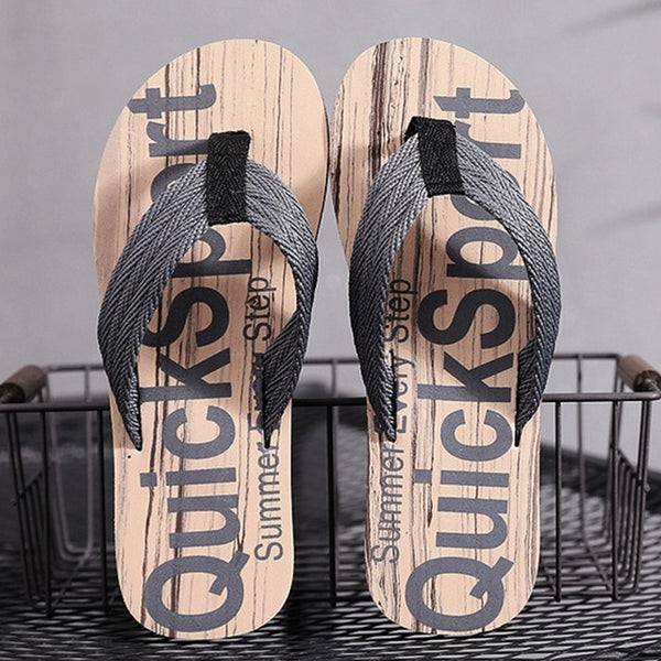 2020 New Arrival Summer Men Flip Flops High Quality Beach Sandals Anti-slip Zapatos Hombre Casual Shoes Wholesale A10