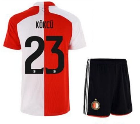 new 20 21KIDS kit home Away FeyenoordES soccer jerseys V.PERSIE JORGENSEN Berghuis VILHENA boys kids kit football shirt