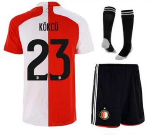 new 20 21KIDS kit home Away FeyenoordES soccer jerseys V.PERSIE JORGENSEN Berghuis VILHENA boys kids kit football shirt