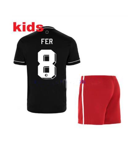 kids Top Quality 2020 2021 FeyenoordES Away soccer jersey 20 21 kids kit JORGENSEN BERGHUIS KOKCU boy football shirt