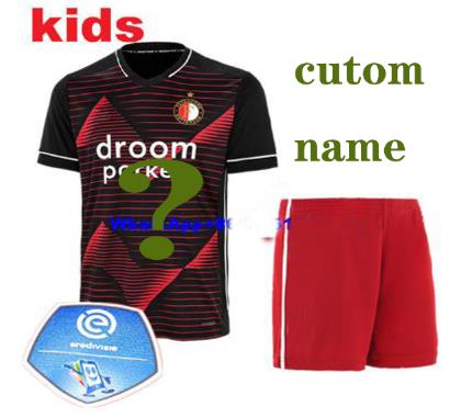 kids Top Quality 2020 2021 FeyenoordES Away soccer jersey 20 21 kids kit JORGENSEN BERGHUIS KOKCU boy football shirt